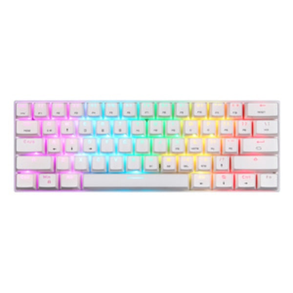 Trådløst mekanisk tastatur Motospeed SK62 Hvid (blå kontakt)