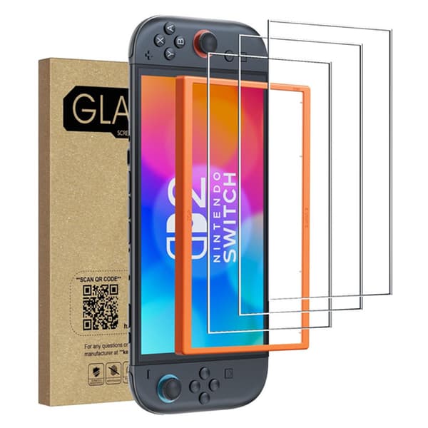 Switch2 Karkaistu lasinen näytönsuoja kohdistuskehyksellä