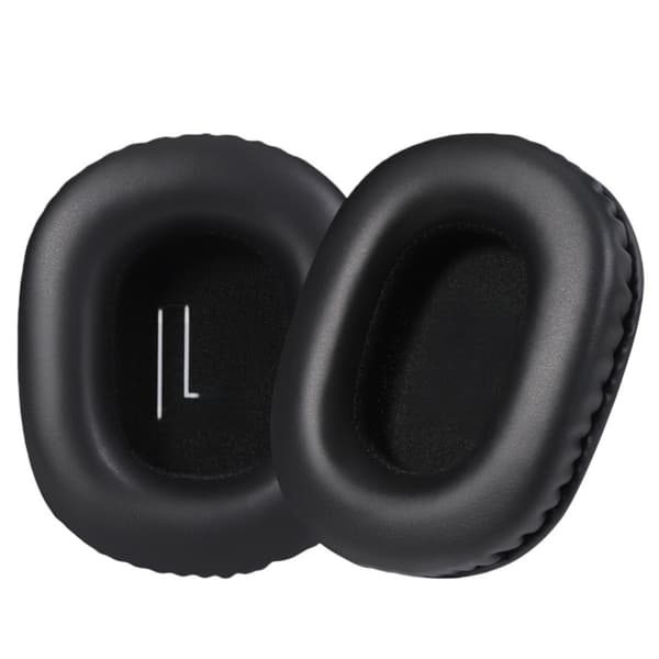 Replacement Protein Leather Ear Pads för Logitech G PRO X 2 kompatibelt Over-Ear Headset Cushions 2 pcs Black Black