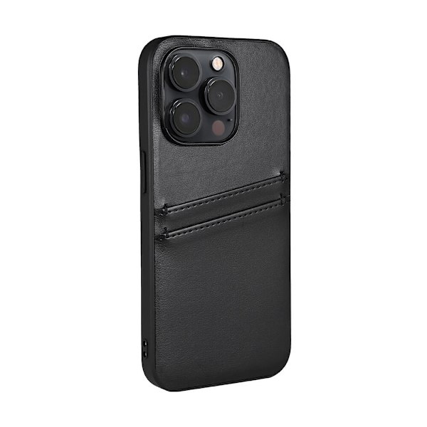 Mobilskal PU Svart - iPhone 14 Pro