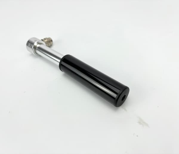 Mini cykelpumpe i aluminiumlegering Black Black
