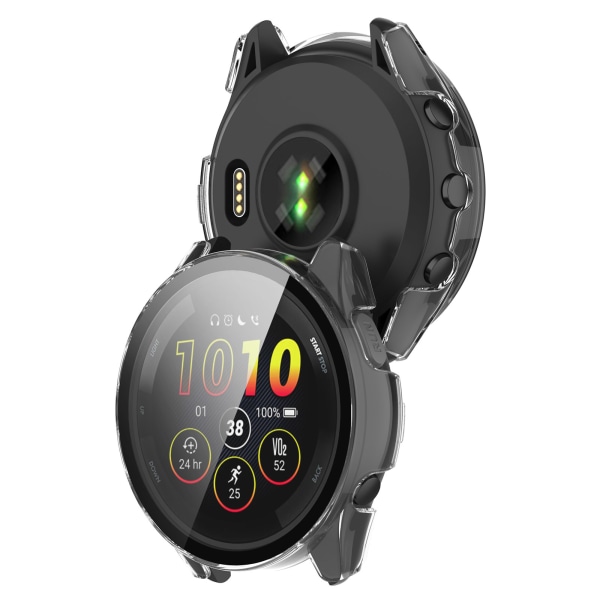 Näytönsuojakotelo Garmin Forerunner 165/165 Musicille Valkoinen