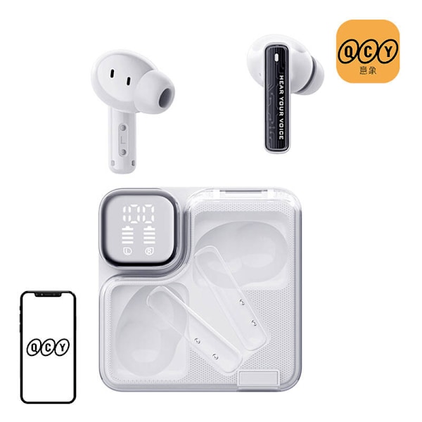 TWS QCY MeloBuds Neo T31 kuulokkeet (valkoinen)