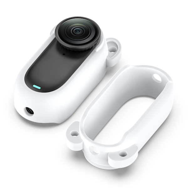 Silikonskyddsfodral för Insta360 GO 3S och GO 3 Vit