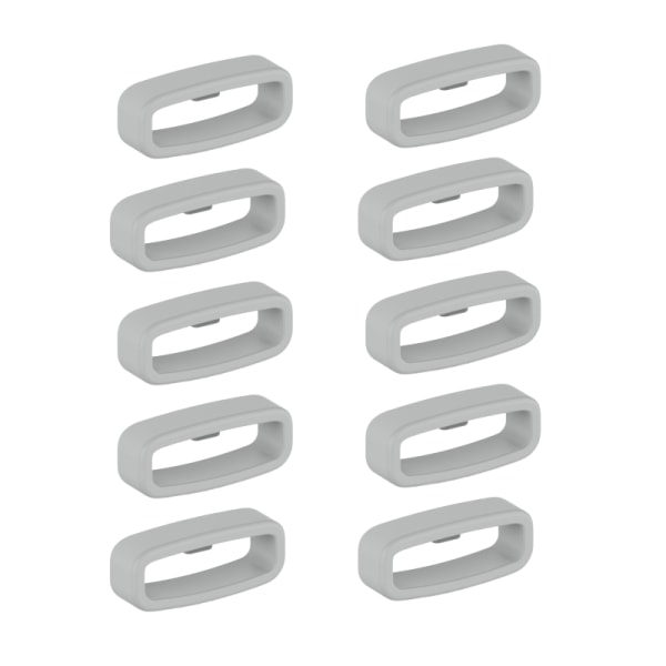 Ögla för 18 mm breda klockarmband 10-pack Grå