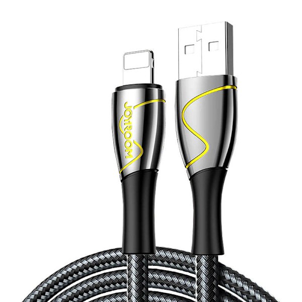 USB-kabel för Lightning Joyroom S-2030K6 2,4A 2m (svart)