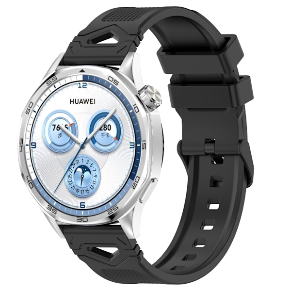 Silikone urrem til Huawei Watch GT5 46mm Sort