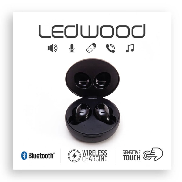 LEDWOOD  Hörlur i9 TWS True Wireless In-Ear  Svart Mic