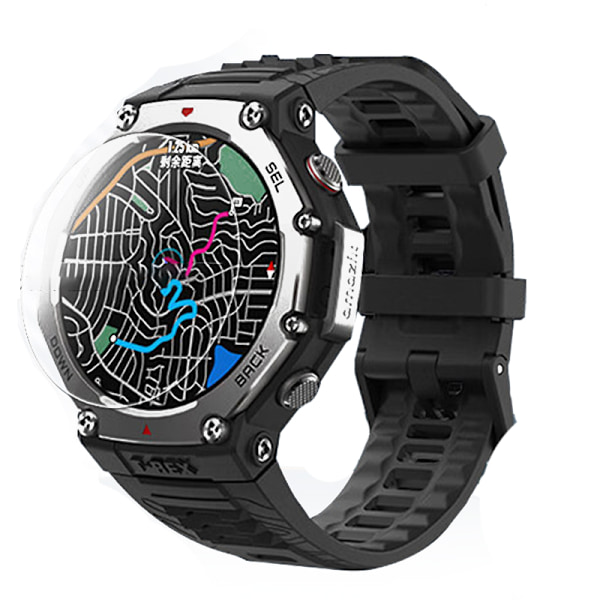 2 kpl karkaistua lasia Amazfit T-Rex 3 -näytönsuojaa
