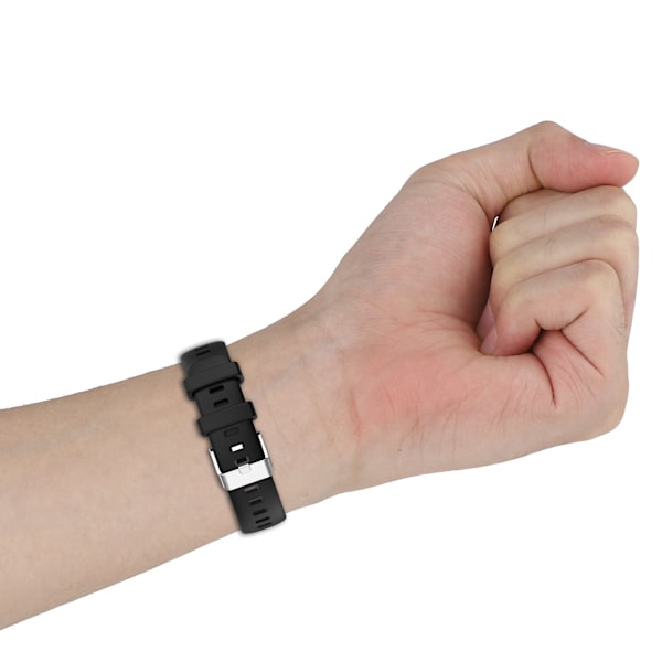 Silikone urrem til Huawei Band 9 & Band 8 Sort