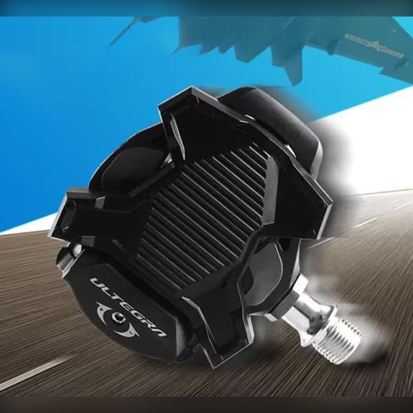 SPD pedaladapter konverterer clipless til platform til landevej med polyamid PA6, sekskant anti-slip matrix og værktøjsfri montering, kompatibel med S