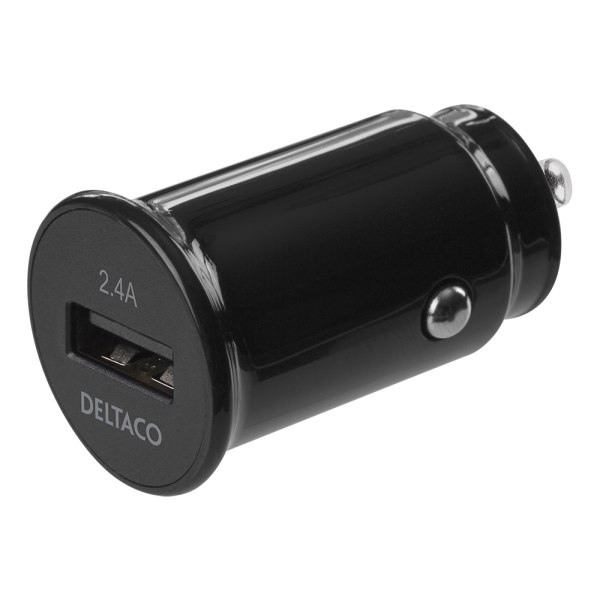 12/24 V USB car charger with compact size and 1x USB-A port