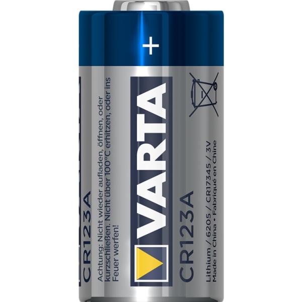 Varta CR123A (6205) batteri, 1 st. blister