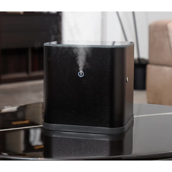 Rose Gold Metal Aromaterapi Diffuser (Bluetooth + WiFi) EU-stik, Smart Duftspreder til Hjemmet Black Black
