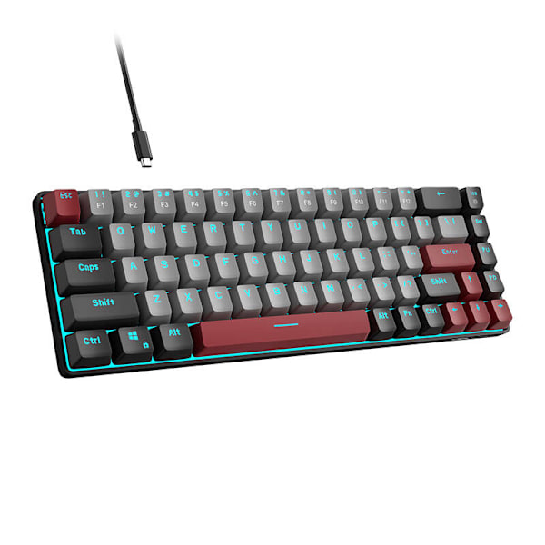 MageGee MK-BOX trådbundet tangentbord (svart-grå)