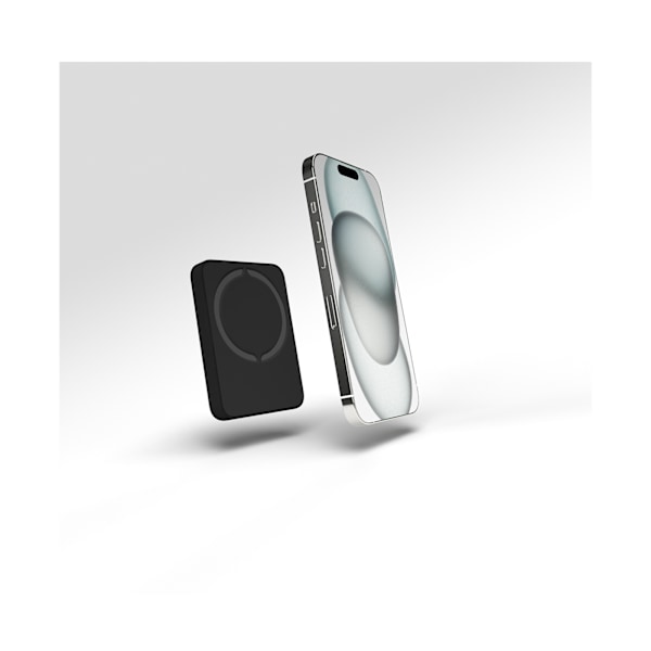 Power bank Mini Power Mag, 4200 mAh, USB-C in/out, black musta