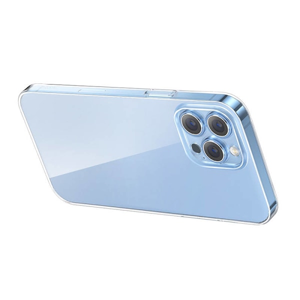 Telefonfodral Baseus Crystal Clear för 13 Pro Max (transparent) + skärmskydd i helhärdat glas + rengöringskit