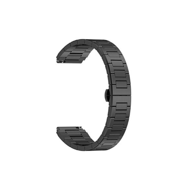 Klockarmband för Huawei, Samsung, Garmin och mer Svart
