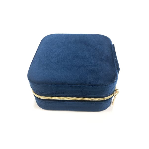 Kannettava samettikorulaatikko DarkBlue DarkBlue