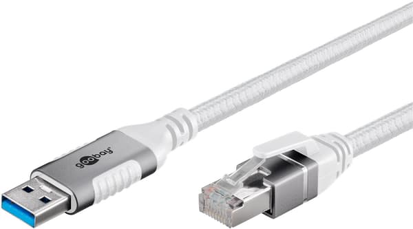 Ethernet-kaapeli USB-A 3.0 - RJ45, 7,5 m