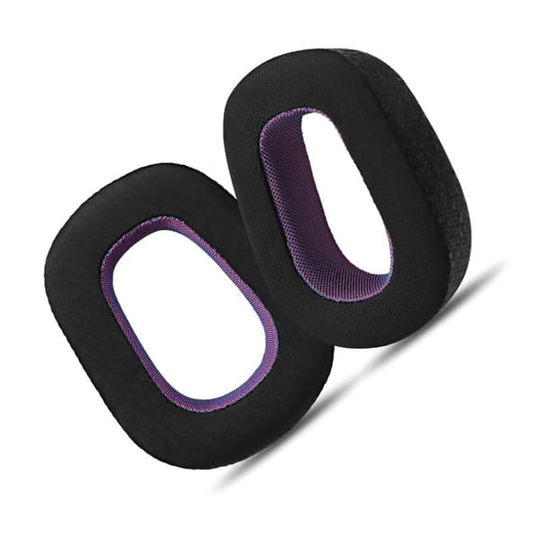 Magisk Isafølelse Sort/Lilla Ørepuder til Logitech Zone Vibe 100 - 2 stk.