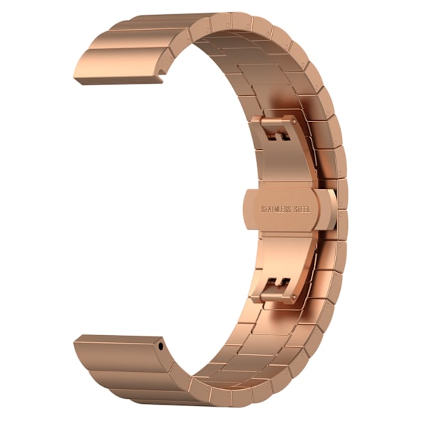 Rose guld rustfrit stål urrem til Huawei Watch Fit Mini Rose guld