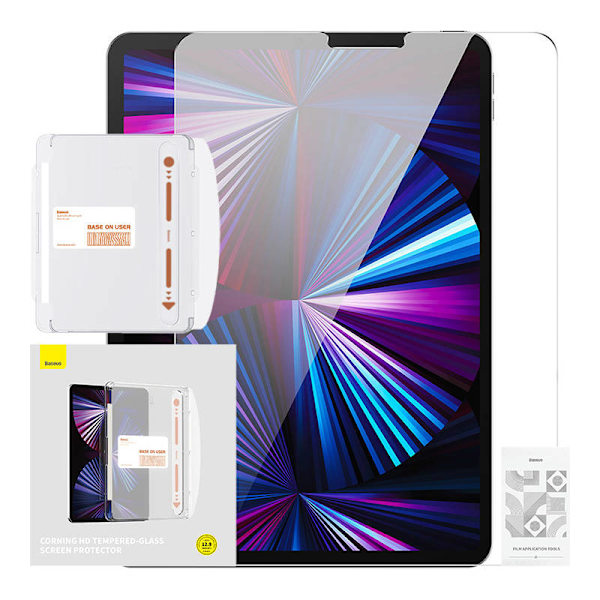 Hærdet glas Baseus Corning 0,4 mm til Pas Pro 12,9"