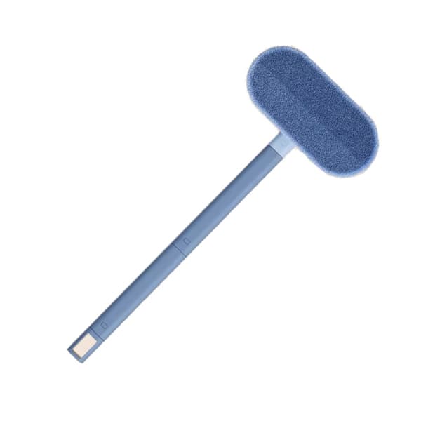 Langskaftet kæledyrshårfjerner - opgraderet høj-effektiv dobbelt-sidet push-pull til sofa og tøj, ABS, flere farver Blue Blue