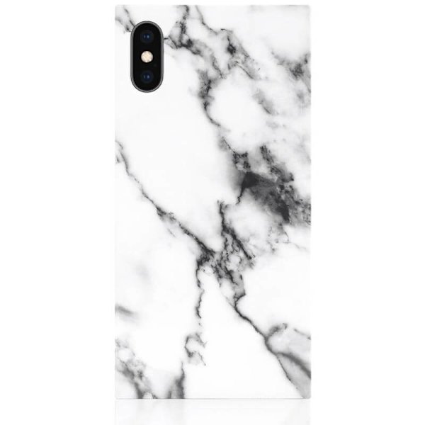 Mobilskal Vit Marble  iPhone X/XS