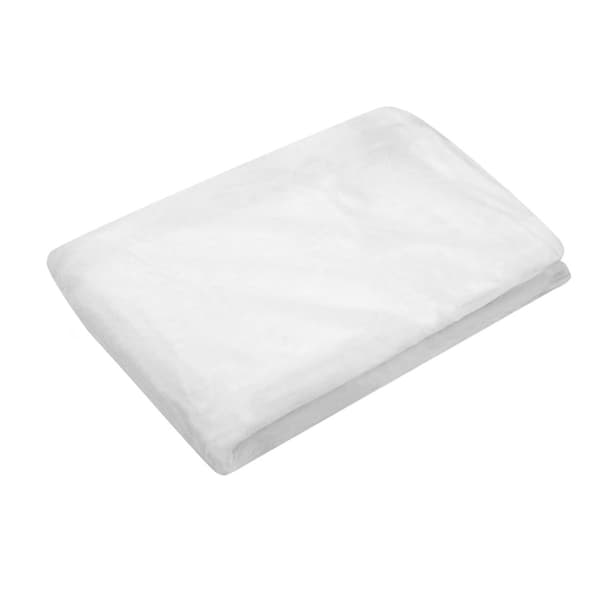 Myggnätsöverdrag 2.4m x 10m - ramfri skydd för trädgård och säng, vikbart polyester, bärbart för inomhus och utomhus