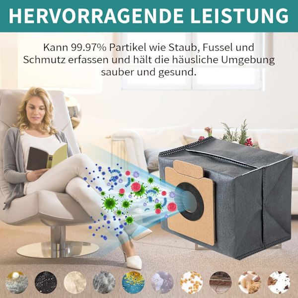 Dammpåsar för Eufy X8 Pro/X10 Pro Omni