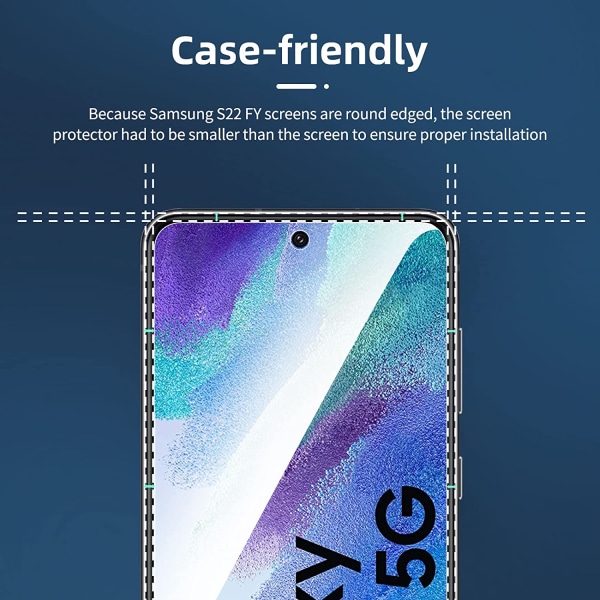 Skærmbeskytter Samsung Galaxy S21 hærdet glas 3-pak