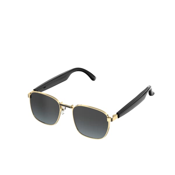 Smarta Bluetooth-glasögon HY-1003: Ljud & Bild i Ett Black+Gold Black+Gold
