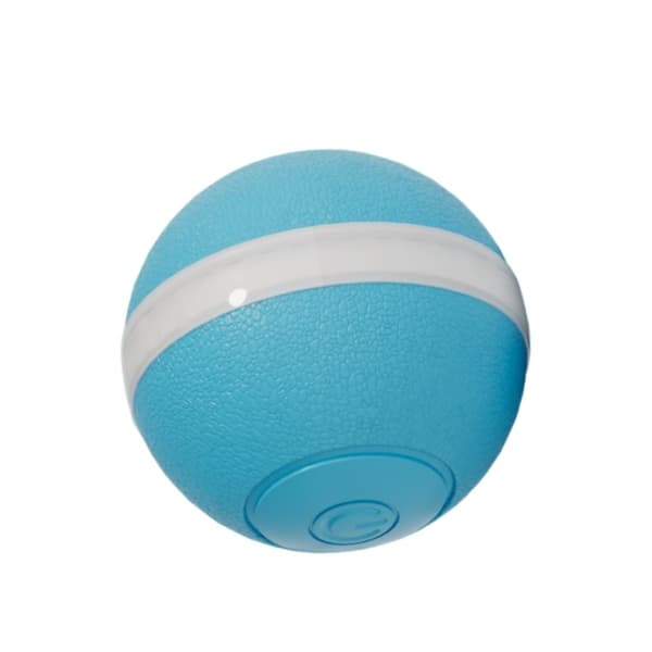 Smart Interactive Pet Play Ball - USB-C Rechargeable Motorized Cat Toy, Touch & Vibration Activated, 60-Min Runtime Blue Blue