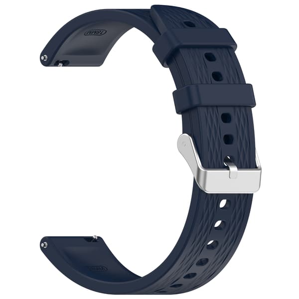 Stilfuld silikonerem til OPPO Watch X2 Mini (18mm) Blue Blue