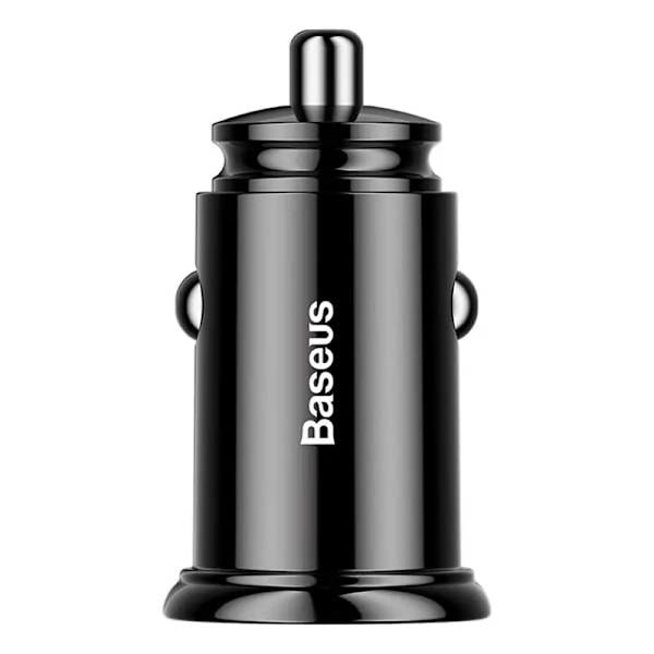 Baseus Circular 2xUSB QC3.0 5A 30W billaddare (svart)