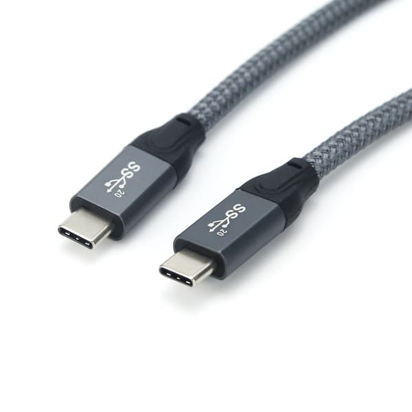 100W USB-C til USB-C Kabel - 20Gbps Data & 4K Video - Kompatibel med Laptops, Tablets og Telefoner 1m 1m