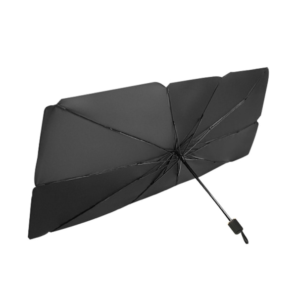 Solskærm til forrude / sammenklappelig forrude paraply til bil 125×65 cm