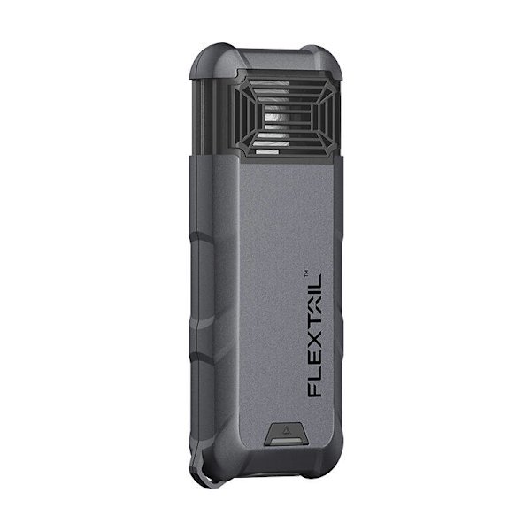 Bärbar 2-i-1 Mosquito Repellent Flextail Max Repel S (grå)