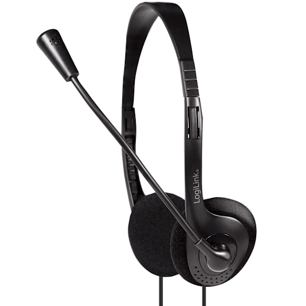 PC-headset Stereo m mikrofon 1x3,5mm-kontakt