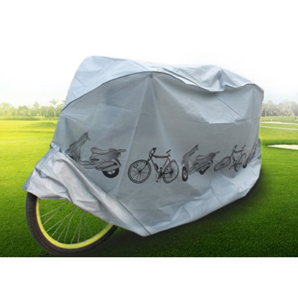 INF Cykelcover, regnbeskyttelse og UV -beskyttelse Sølv Sølv