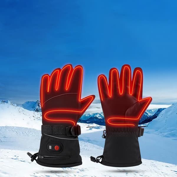 Opvarmede handsker til udendørs aktiviteter (One Size) Gloves + 2500 mAh battery