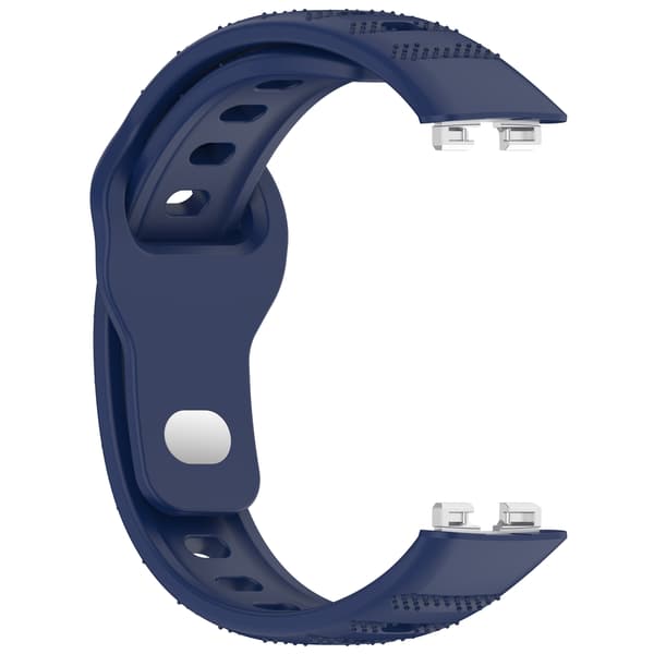 Silikonerem til Huawei Band 10/9/8 - Prikket tekstur Blue Blue
