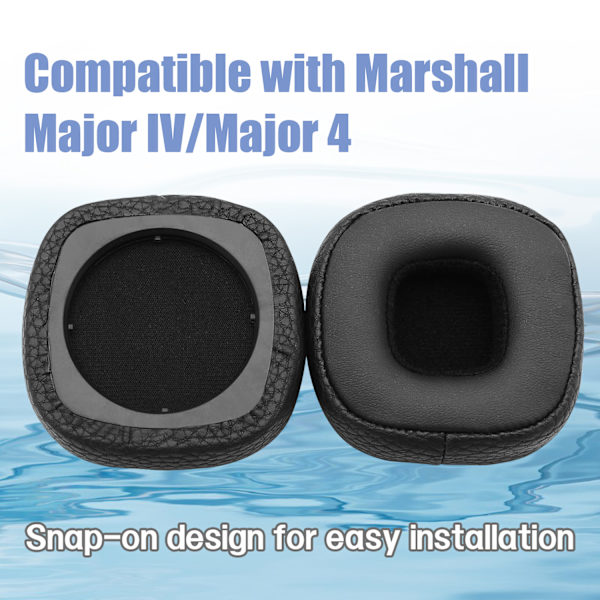 INF Ørepuder til Marshall Major IV/Major 4 Udskiftningspuder til hovedtelefoner Sort 1 par Marshall Major IV/Major 4 Sort