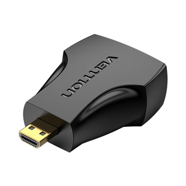 Adapter hane Micro HDMI till hona HDMI-ventil AITB0 (svart)