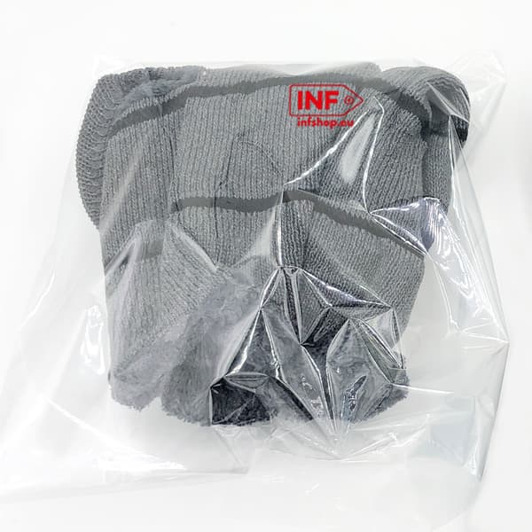 Balaclava - Stickad Ansiktsmask med Dragkedja och Mössa Grey Grey