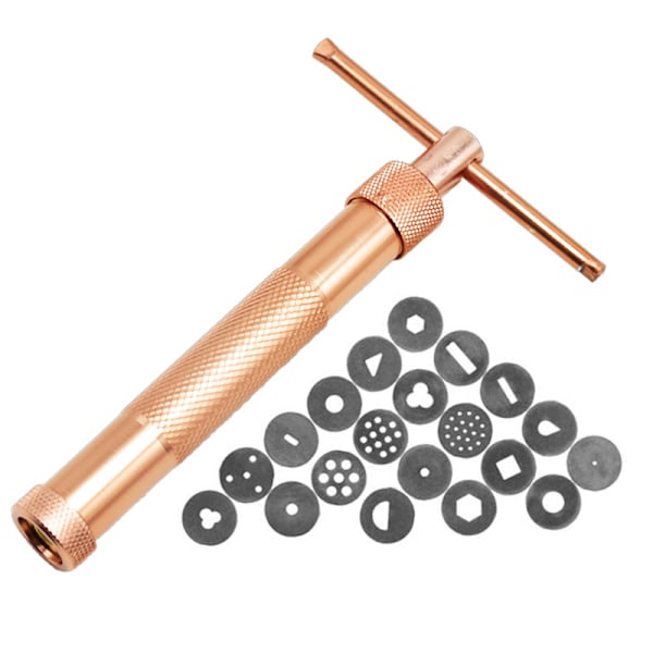 Rustfrit stål ler ekstruder med 20 unikke dyse designs