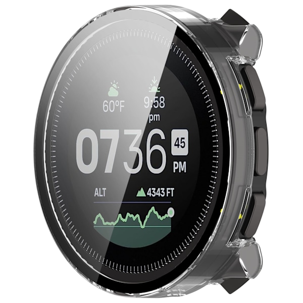 Kotelo integroidulla näytönsuojalla Suunto Vertical Läpinäkyvä