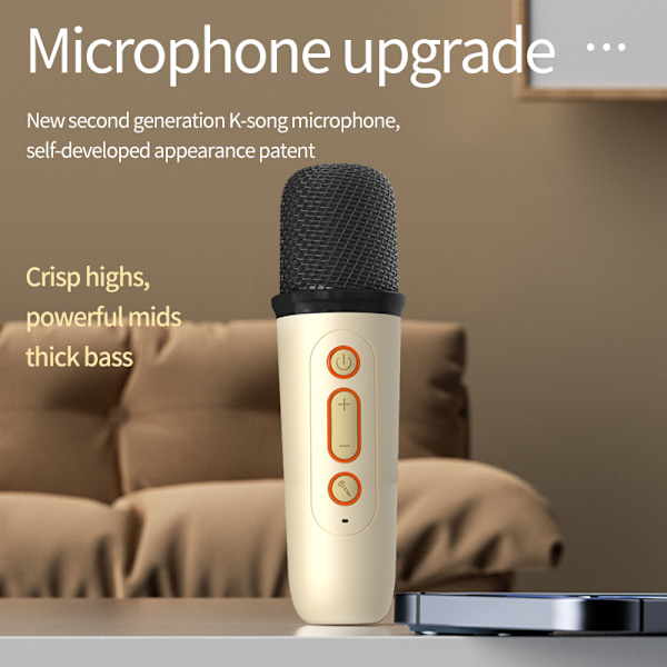 Dual Microphone Home KTV Bluetooth højttalersystem