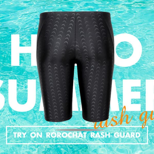 Hurtigtørrende Herre Badeshorts - Sort L L